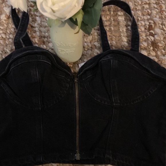 New Guess jean crop bra - Picture 5 of 8